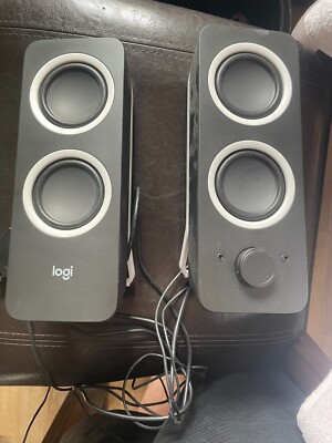 Logitech Z200 10W Multimedia Speakers, Pair - Black