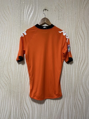 VALENCIA 2010 2011 AWAY FOOTBALL SHIRT FUSSBALLTRIKOT KAPPA Gr. S HERREN ORANGE  - Bild 2 von 13
