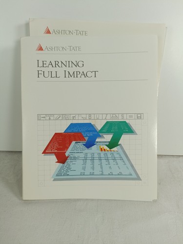 Ashton Tate Full Impact Macintosh Big Box Handbuch Software Vintage fehlt eine Disc - Bild 7 von 13
