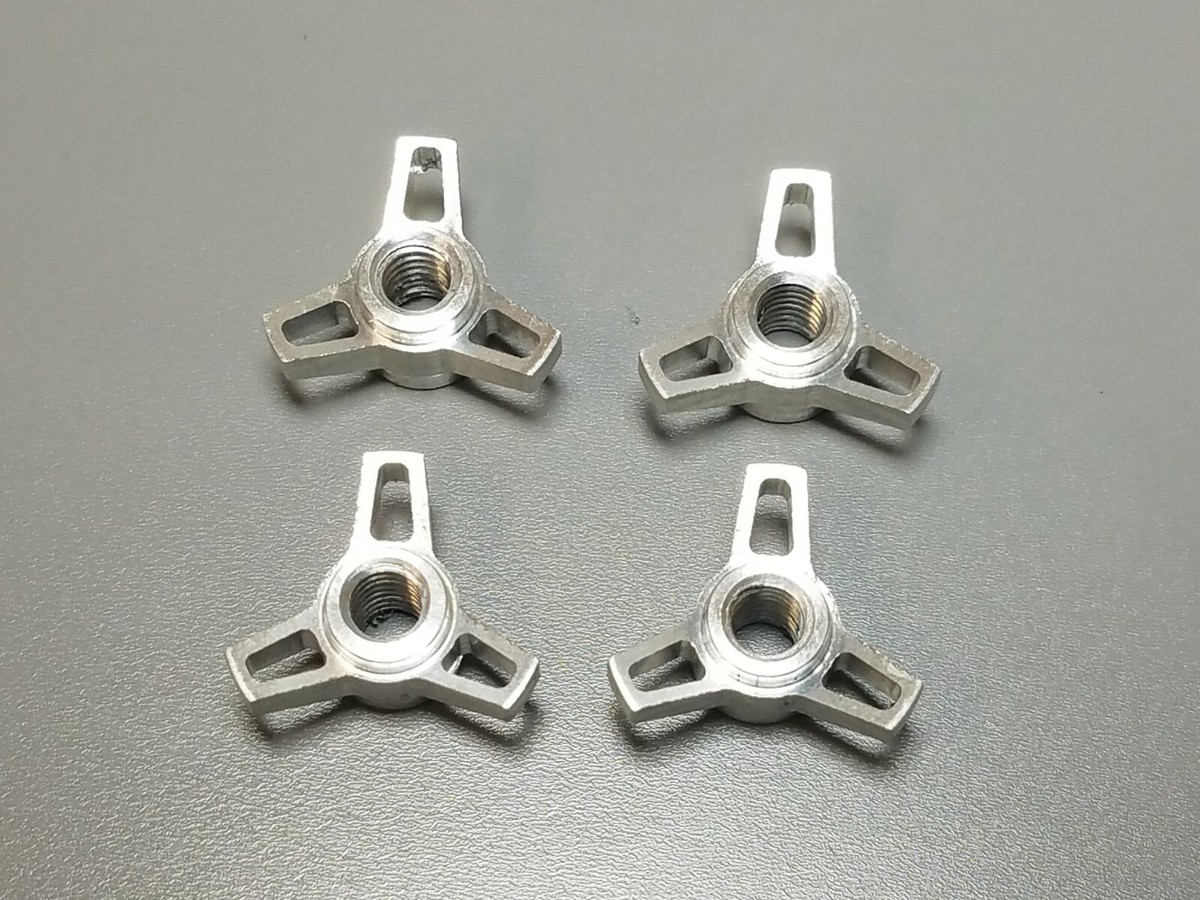 Set Aluminum M4 Wheel Lock Nuts for Tamiya 1/10 Sand