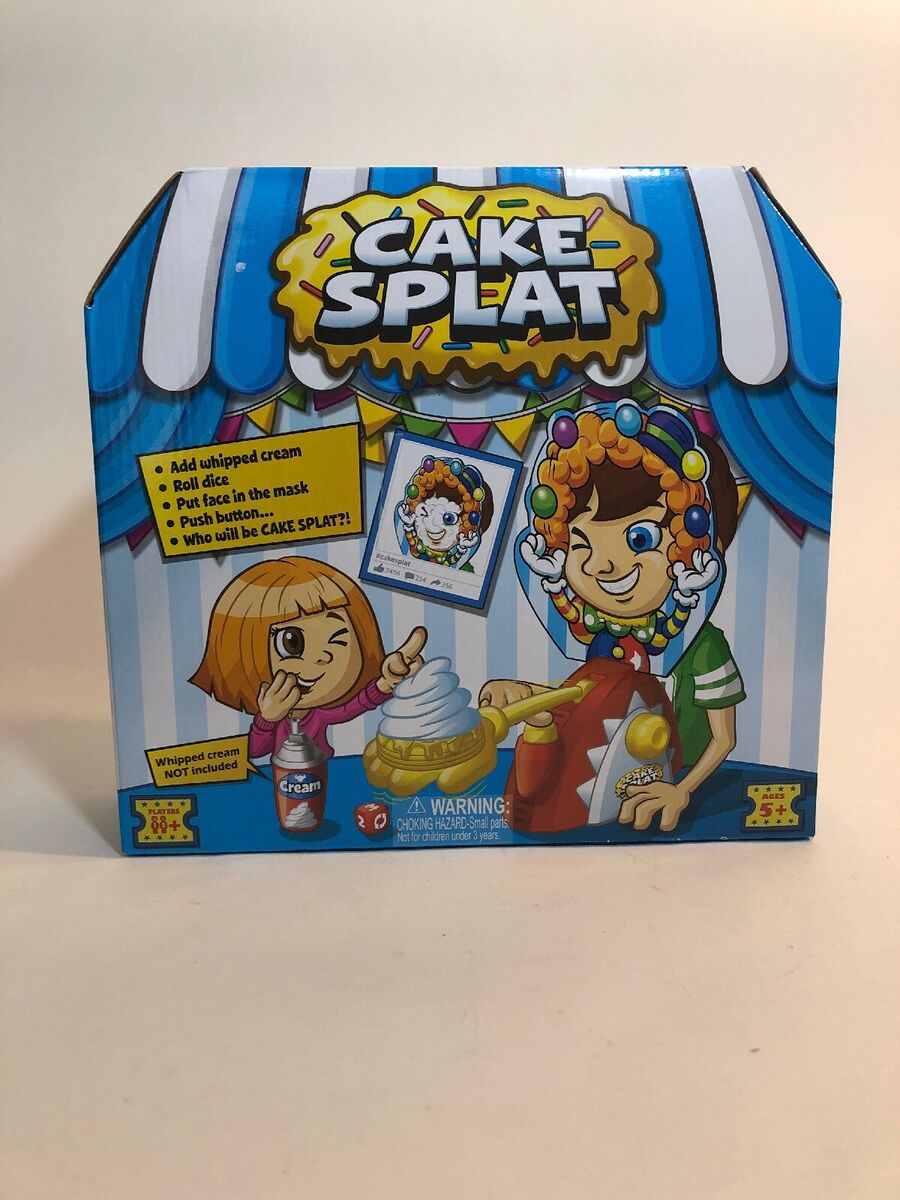 ZURU Cake Splat cream face game make a cake go Splat pie in face kids game