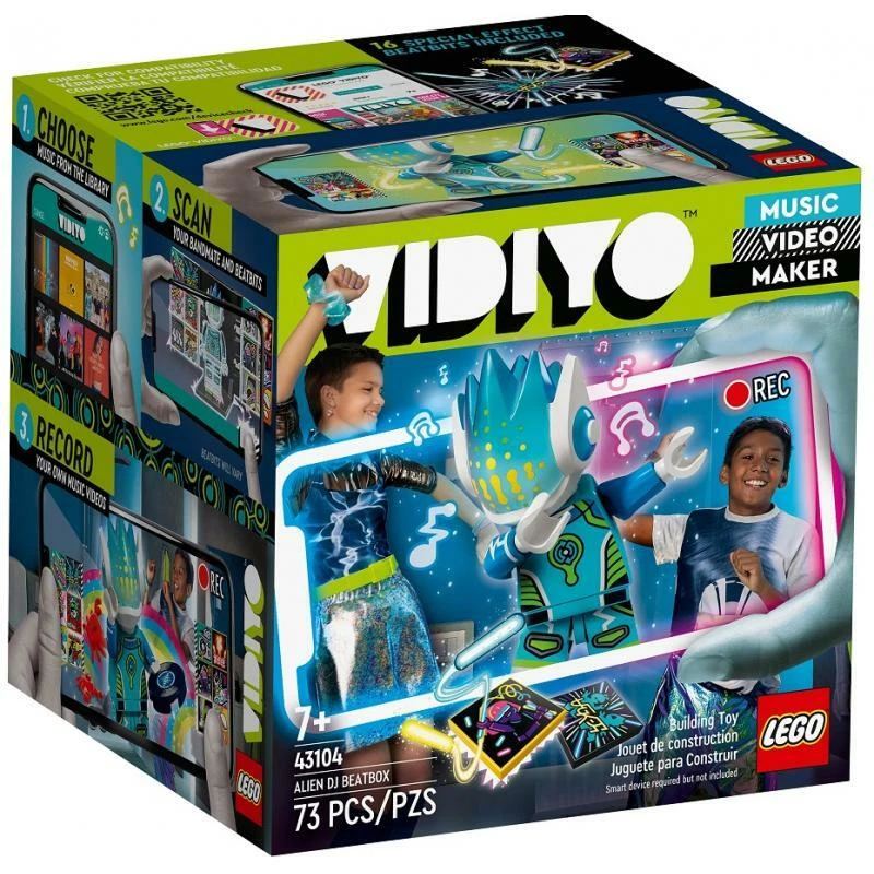 43104 LEGO VIDIYO ALIEN DJ BEATBOX VIDEO MUSICALE 73 PZ. 7+ ANNI NUOVO