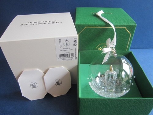 Swarovski Crystal A.E.2023 Christmas Ball Ornament Art 5658439 - Picture 3 of 9