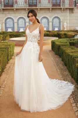 Sincerity Bridal Brautkleid Gr. 8 (US), ivory, einmal getragen, nicht gereinigt