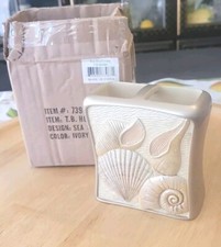 NEW in Box Seashell, Coastal, Nautical Toothbrush Holder, Christmas/Birthday