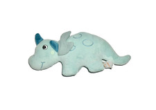 WIE NEU * Pusblu Dino Drache Dinosaurier blau Schmusetier Stofftier Kuscheltier
