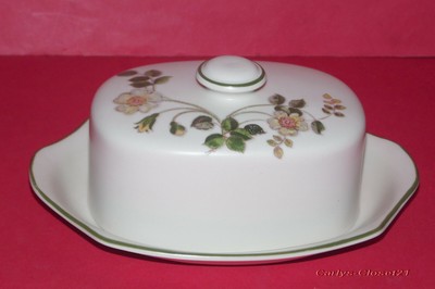 Marks And Spencer M S Ceramic Butter Dish Autumn Leaves Design Ebay
