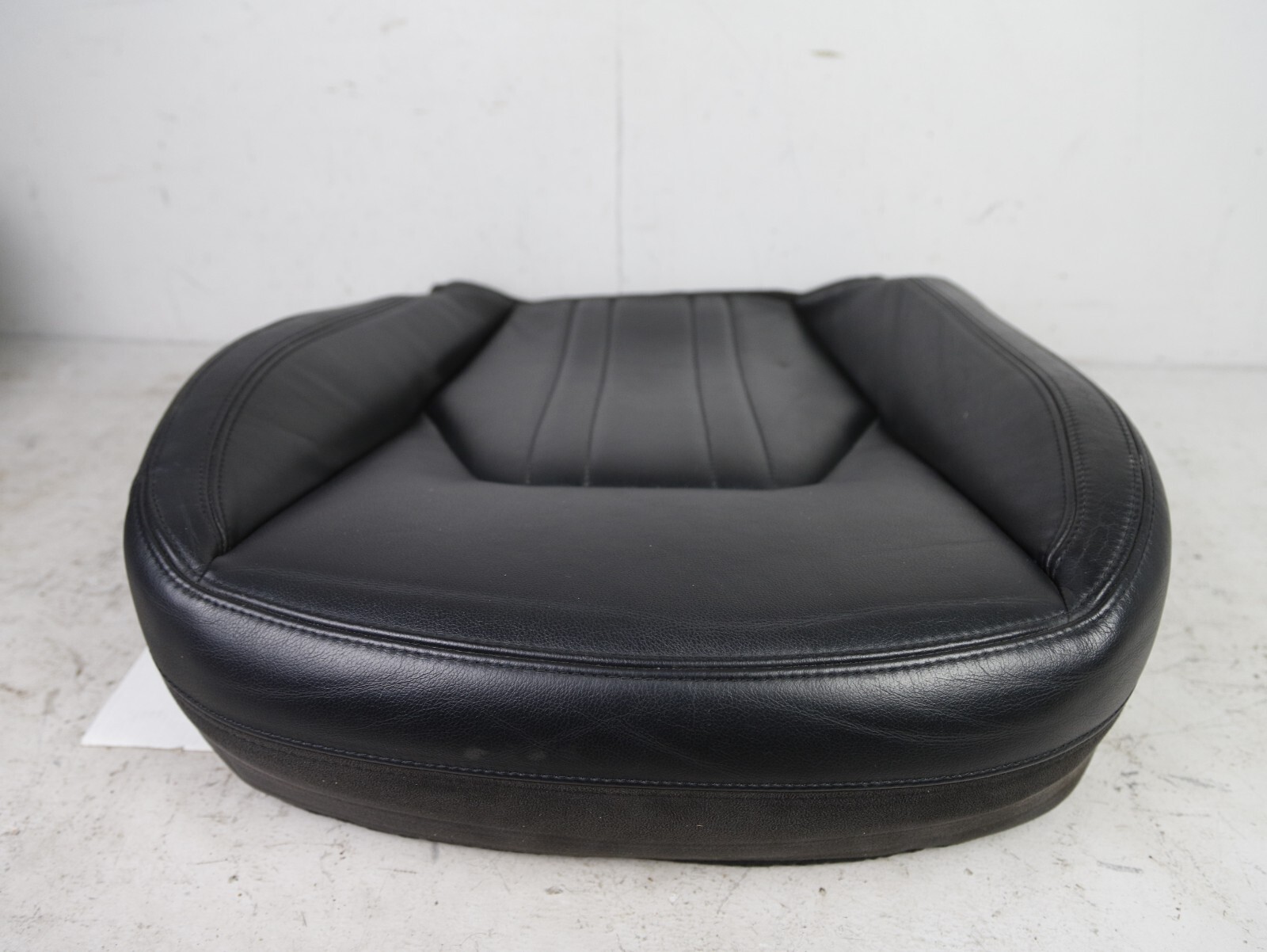 14-17 MASERATI GHIBLI FRONT LEFT SEAT BOTTOM LEATHER CUSHION WIRING BLACK 60K 