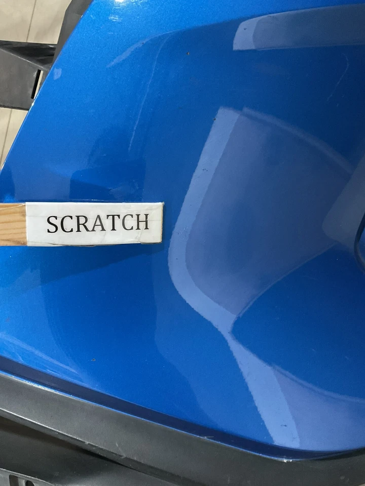 Cubierta de parachoques delantero azul Hyundai Santa Fe Sport 2017-2018 62022-5R00H OEM Foto 3 de 4