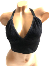 MINDD Victoria's Secret Mid V Lined Wire Free Bralette Bra Black Size 3 NWOT