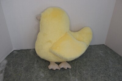Cupcakes & Cashmere Throw Pillow Chick Chicken Plush Stuff Animal Yellow Easter