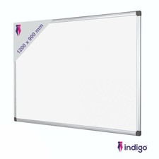 1200 x 900 Indigo White Board Magnetic Dry Wipe Notice Memo Home School