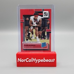 2022 Panini Donruss Football Tyler Allgeier Rated Rookie #344 Red Press Proof