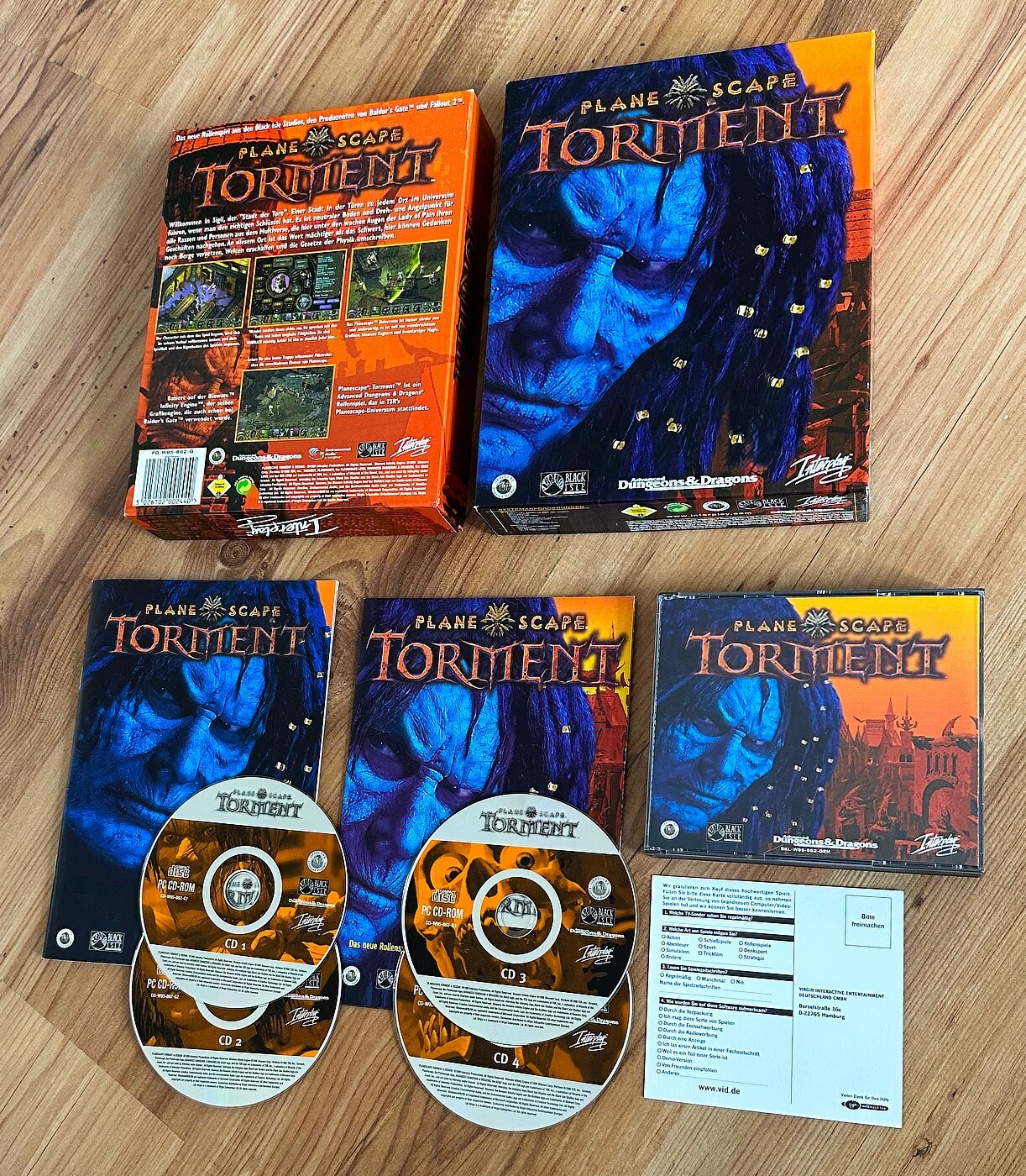 PLANESCAPE TORMENT ♦ black isle, interplay 1999 ♦ PC BIG BOX ♦ spiel ...