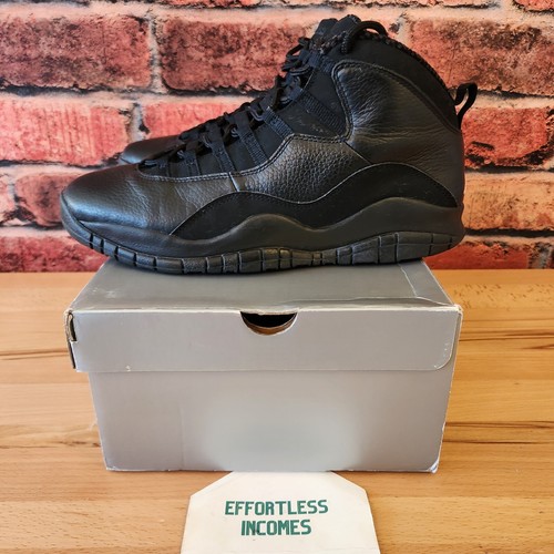 Preowned Nike Air Jordan 10 Retro "Stealth 2005" (Men's Size 12) 310805-010 - Picture 6 of 16