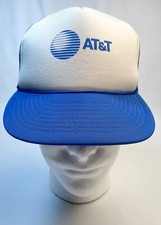 Vintage AT T Trucker Snapback Farmer Mesh Adjustable Hat Cap