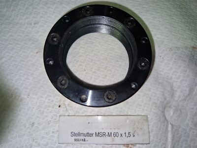 Spieth MSR M60x1.5 clamping nut adjusting nut precision locking nut unused
