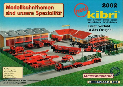 KIBRI - Catálogo 2002 - Folleto modelismo ferroviario - H-5715 | Condition: Akzeptabel
