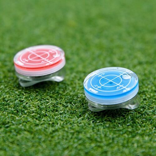 Level-Golf Cap Clip Magnetic Ball Marker Two Color Replacement ForGolf Lovers - Afbeelding 1 van 29
