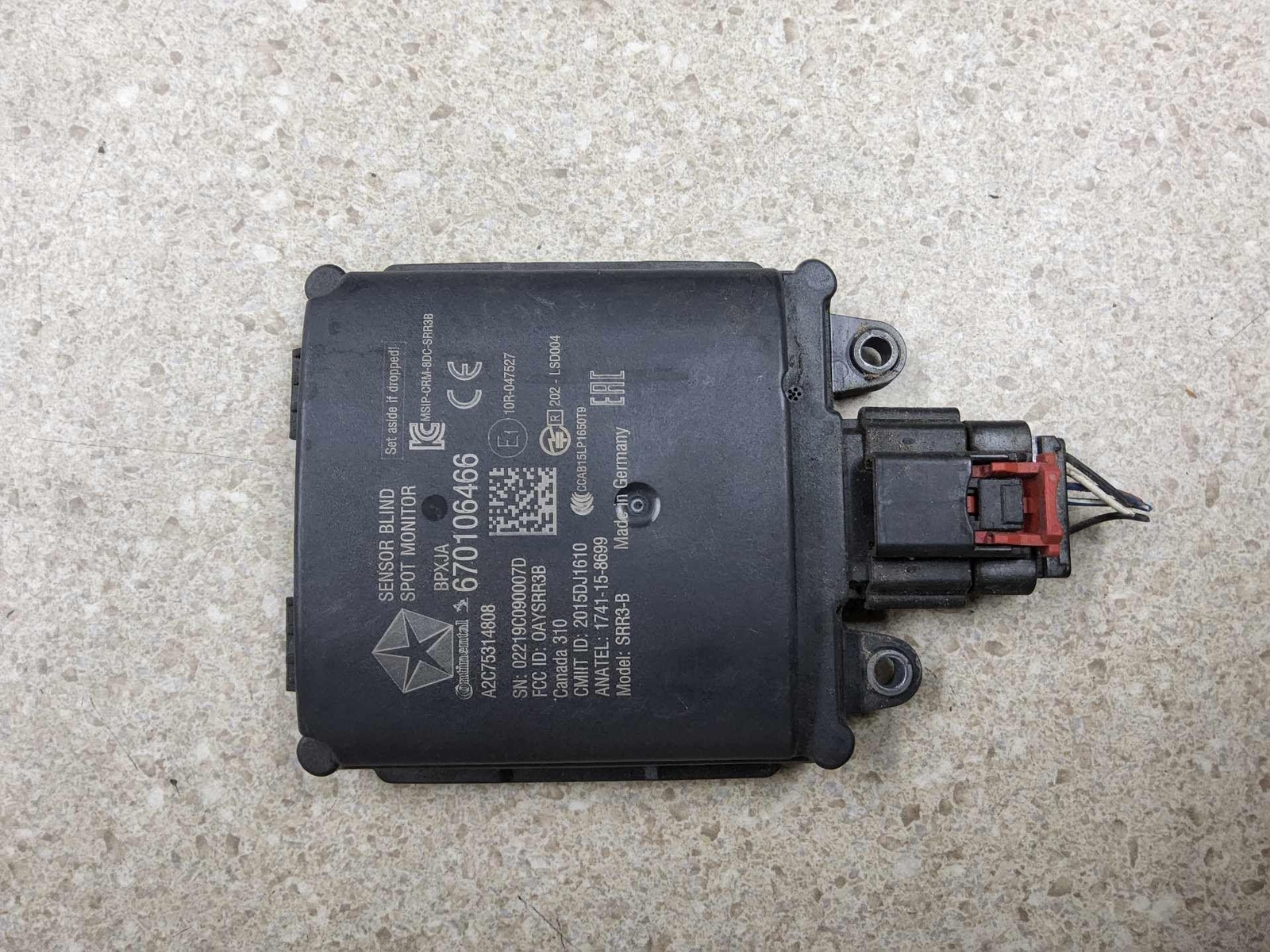 radar rh 67016486 Camera/projector MASERATI LEVANTE 20