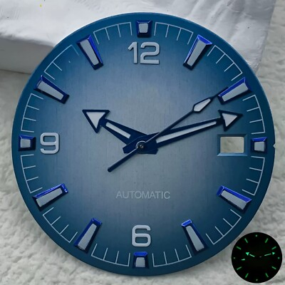 #ad 31mm Luminous Graduated Blue Watch Dial Hands Set for N35 36 $29.99