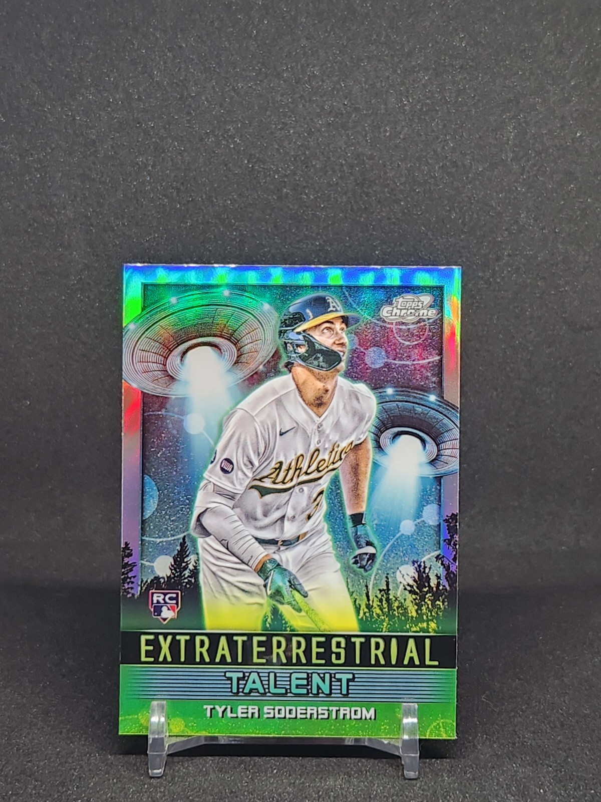 2024 Topps Chrome Cosmic - Tyler Soderstrom RC - Extraterrestrial Talent Rookie