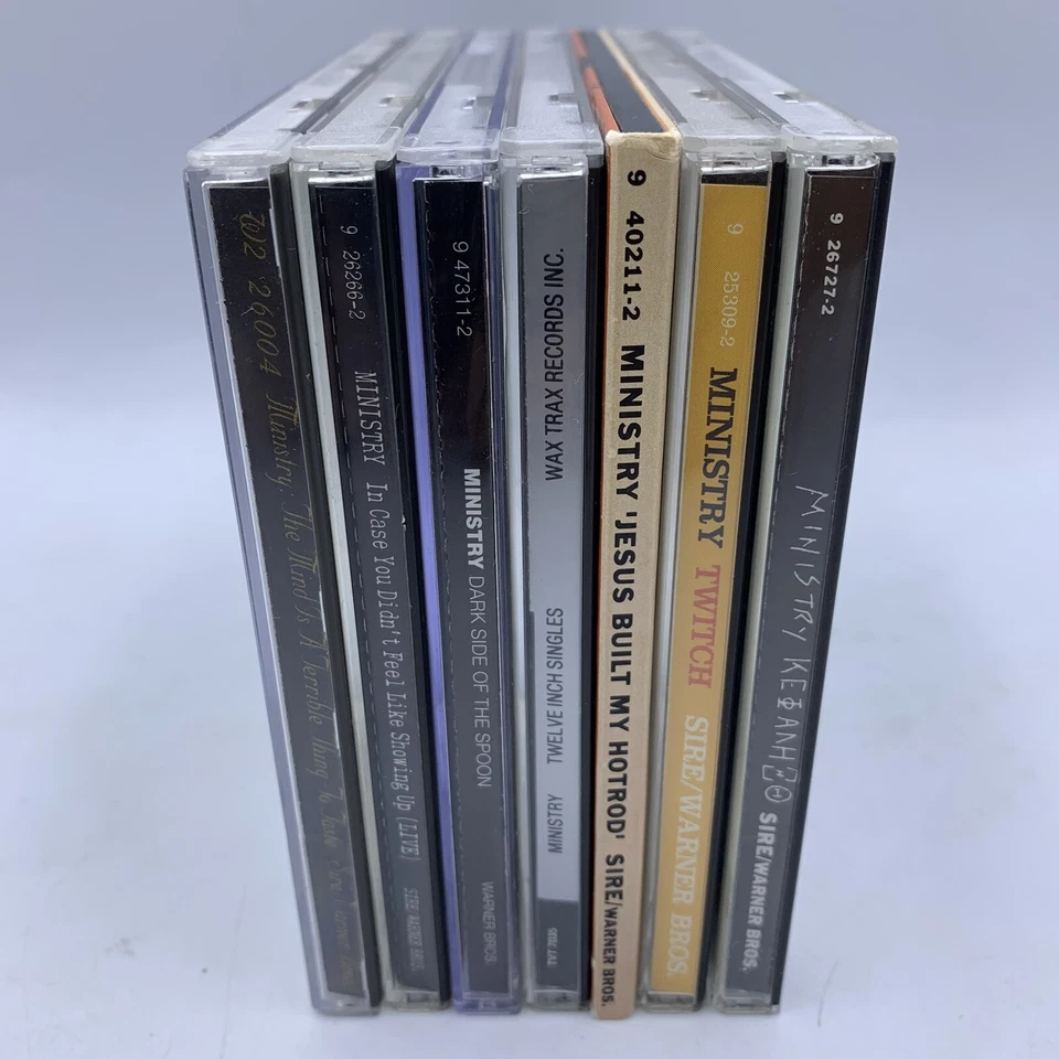 MINISTRY 7 CD LOT: Twitch, Jesus Built My Hotrod, Psalm 69, Mind Is A Terrible - Image 3 of 4