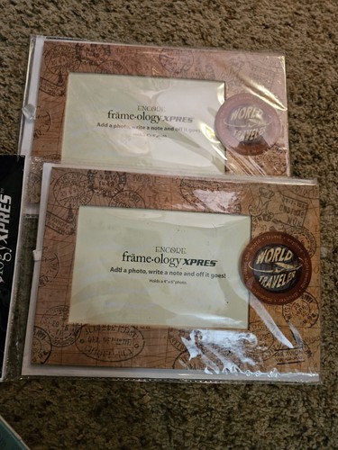 Encore Frameology Xpres Lpt of 9 Picture Frame With Greeting Card Envelope New - Picture 2 of 6