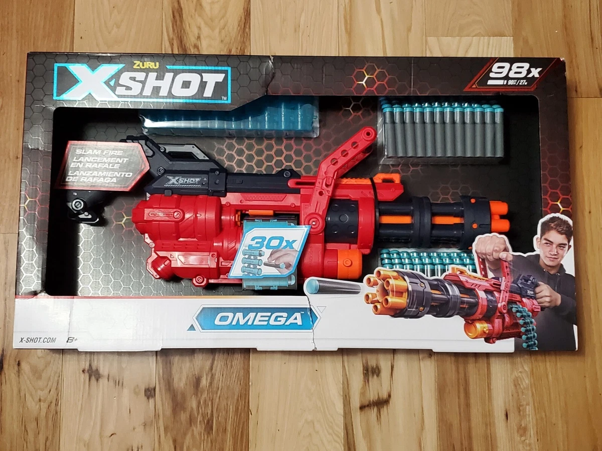 Xshot Excel Omega Foam Dart Blaster (30 Dart Capacity Belt, 98 Darts) by  ZURU