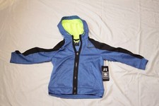 Russell Youth Full  Zip Hoodie Reflective Blue/Black Size XXL 18