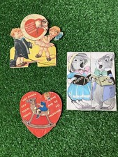 vintage valentines day cards lot