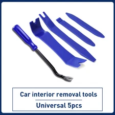 5Pcs Car Trim Removal Tool Set Hand Tools Pry Bar Panel Door Interior Clip Kit