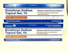 Generic Arthritis Pain Diclofnac Gel 1% 100grams Pack Of 2 Box Exp 11/2026