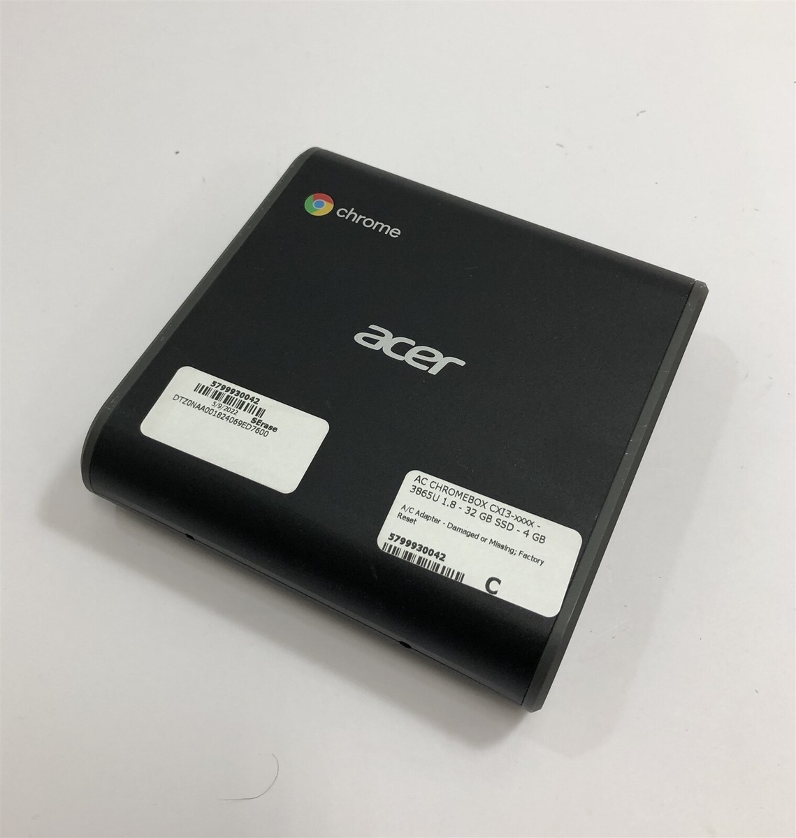 Acer Chromebox CXI3-4GKM 32GB Intel Celeron 1.80GHz 4GB RAM