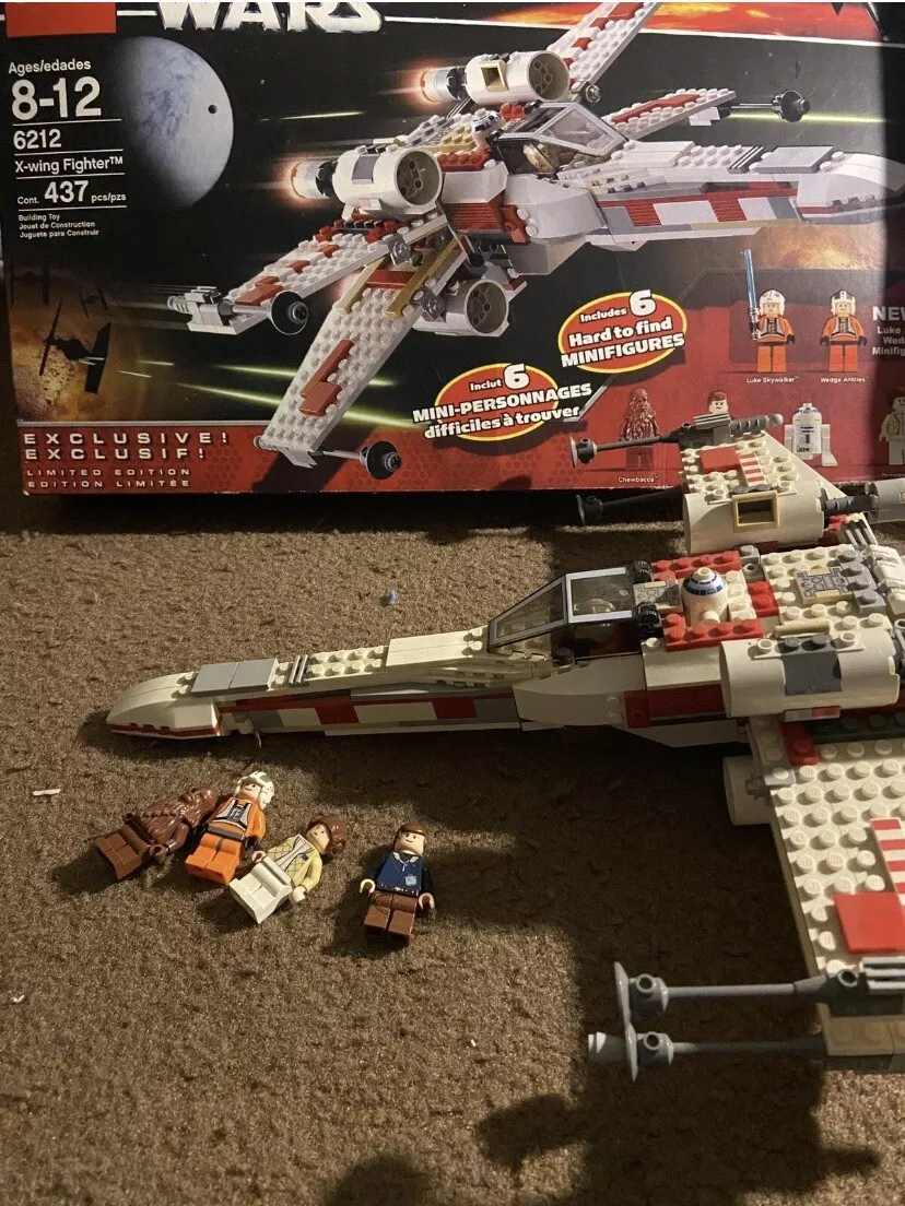 Lego x wing instructions 6212 hot sale