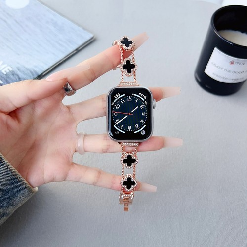 For Apple Watch SE Series 10/7/5/3/1 38/42/46/49mm Bling Diamond Metal Wristband - Picture 14 of 17