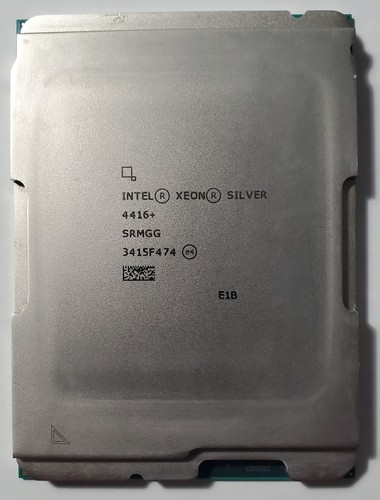 Intel Xeon Silver 4416+ Processor (3.9 GHz, 20 Cores, Socket LGA 4766) 338-CLVW