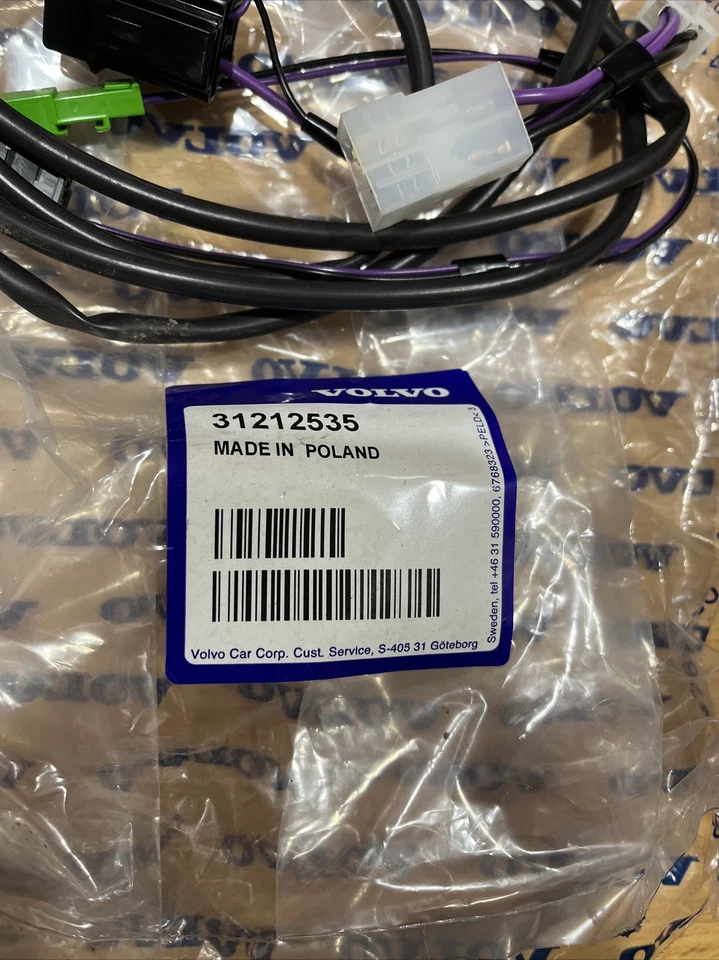 VOLVO V70 C70 C30 S80 NAVIGATION WIRING HARNESS - 31212535 - Image 2 of 2