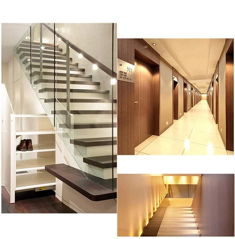 Faretto segnapasso led per cassetta 503 con sensore movimento luce 6500k Fredda - Immagine 2 di 2