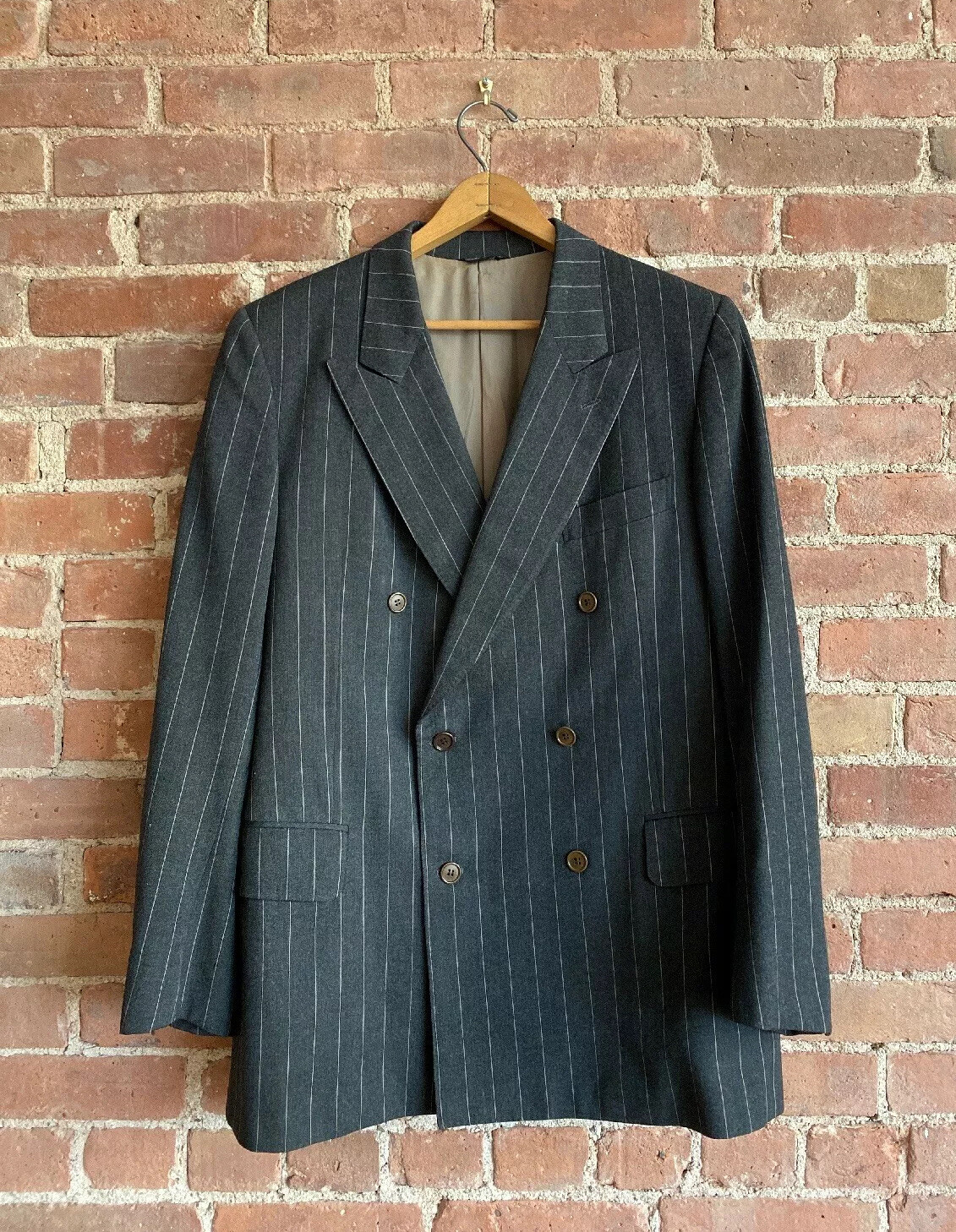 Giacca doppiopetto uomo vintage Yves Saint Laurent Rive Gauche taglia 50 Italia