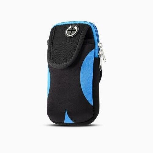 SimplyASP Tech Universal Pouch with Adjustable Sports Armband - Blue - Picture 1 of 3