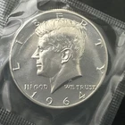 1964 Proof Kennedy Half Dollar in Original Mint Cello - 90% Silver!