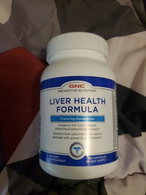 GNC Liver Health Formula 90 Caps 30-day Supply Cleanse Detox Antioxidant 11/2026