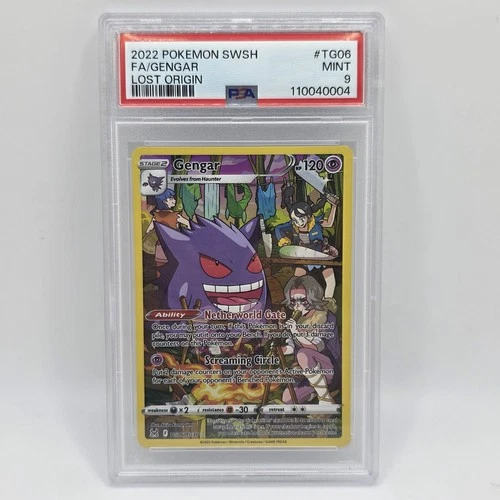 Gengar TG06/TG30 Swsh11: Lost Origin Trainer Gallery Holo PSA 9