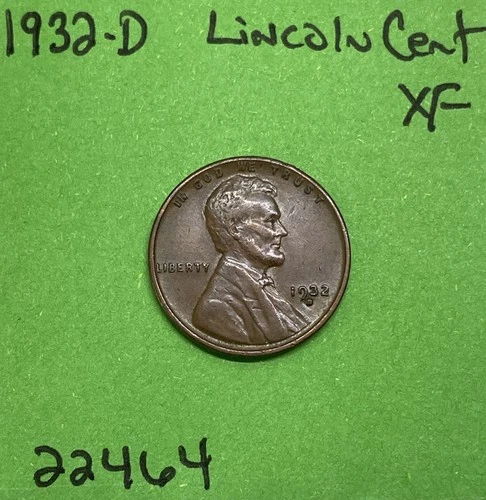 1932 D Lincoln Wheat Cent / Penny 1c Xf Extra Fine