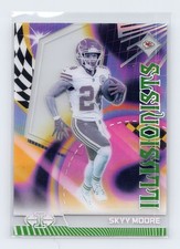 Skyy Moore Kansas City Chiefs 2023 Panini Illusions #9 Illusionists Emerald