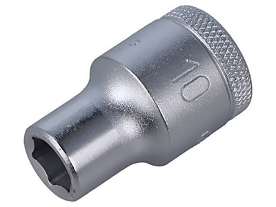 6130290 Socket: 6-angles socket spanner HEX 10mm 1/2'' tool steel GEDORE