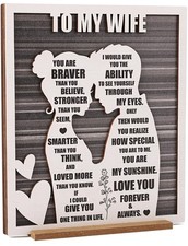 Gift for Wife from Husband, Wedding Anniversary Romantic Gifts for Her, Birthday