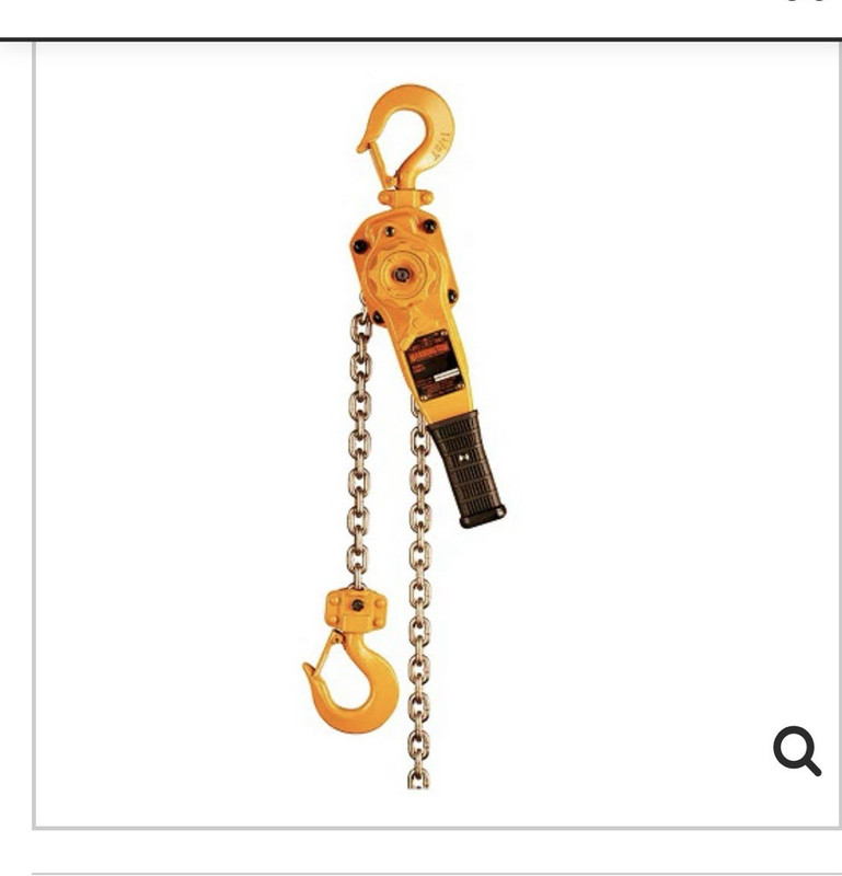 Harrington LB Series L5LB015-10 1.5 Ton Lever Hoist, 10 ft Lift