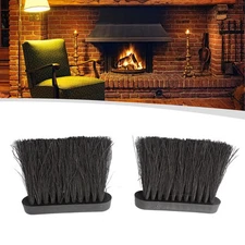 2* Oblong Replacement Spare Hearth Brush Head Refill For Companion Set Hot Sale